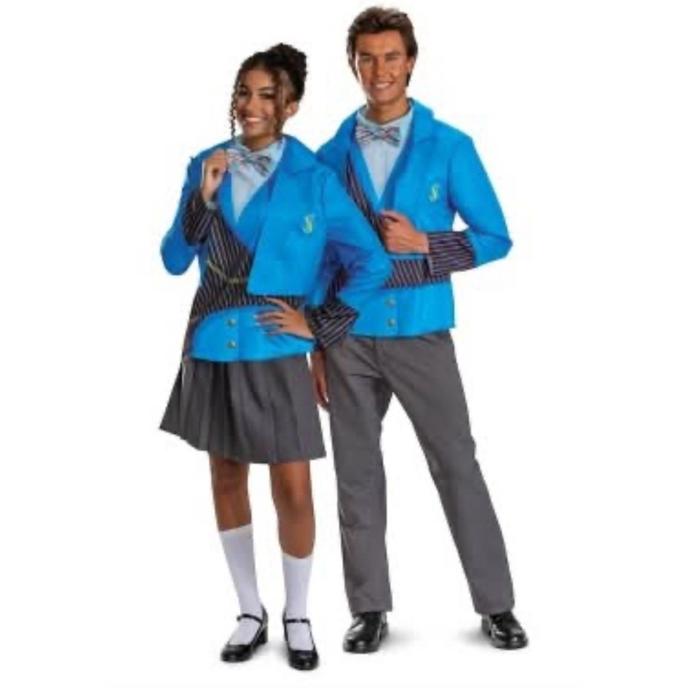 NBCUniversal Wicked Musical Shiz Costume Accessories Kit Bow Tie Jacket One Size